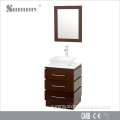Chiness bathroom mirrors solid wood bathroom cabinet with shelves